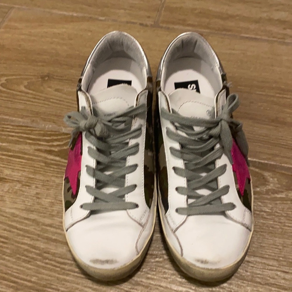 Golden Goose Super-Star Sneakers in Camo